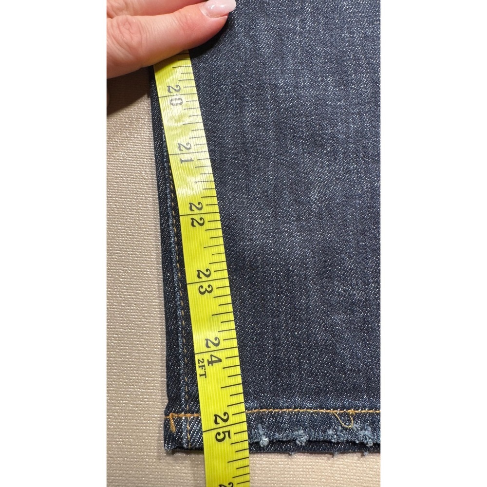 NWT FRAME Le Garcon Crop Jeans Cova Dark Wash Distressed Boyfriend Denim 29 - Picture 7 of 8